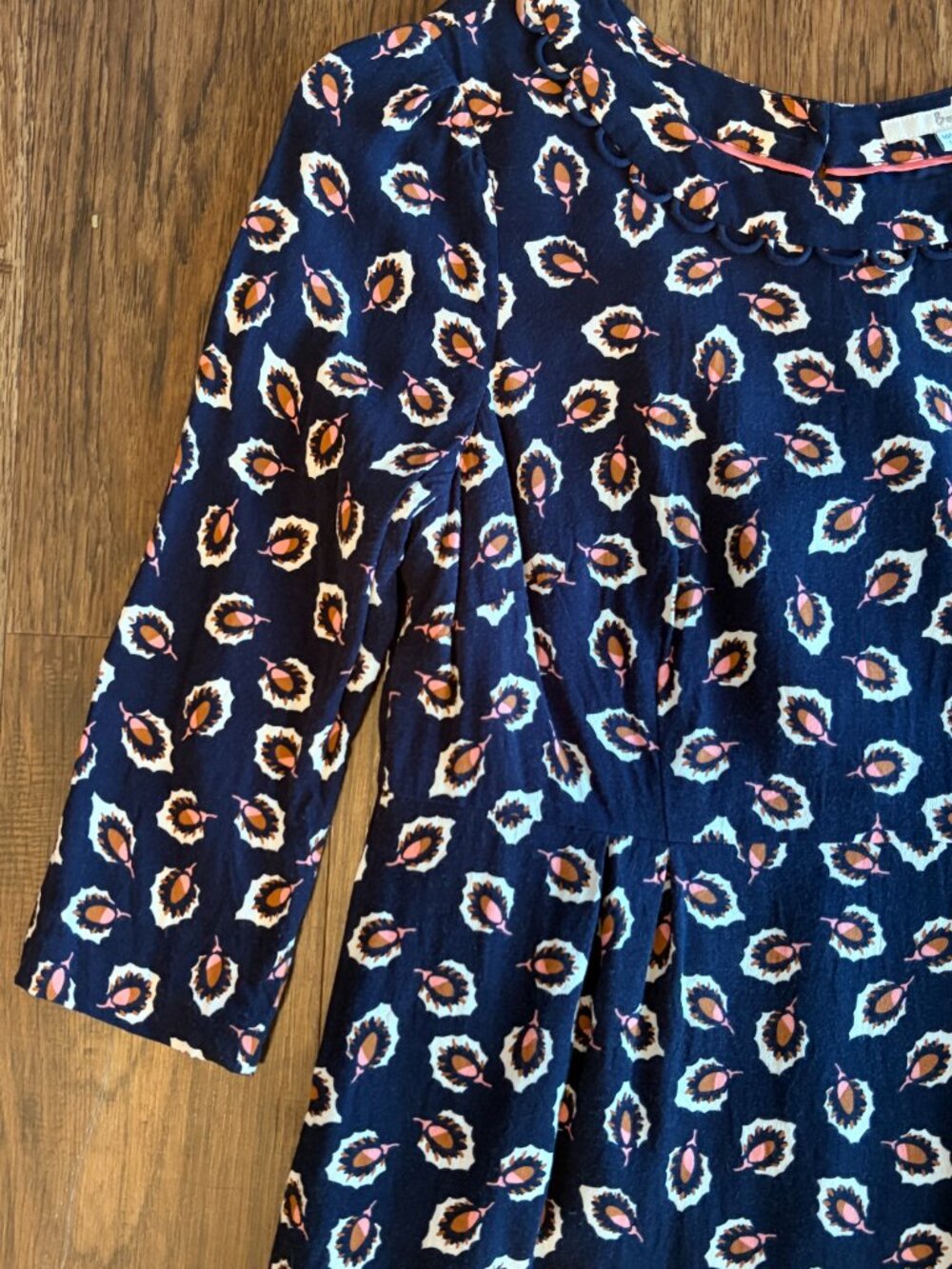 Boden dress 10 blue pink - Picture 3 of 11
